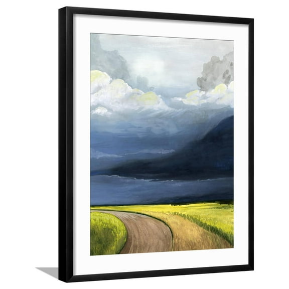 Art.com Eastern Glow II Art Print by Grace Popp, Black Frame Wall Art, 23" x 29"