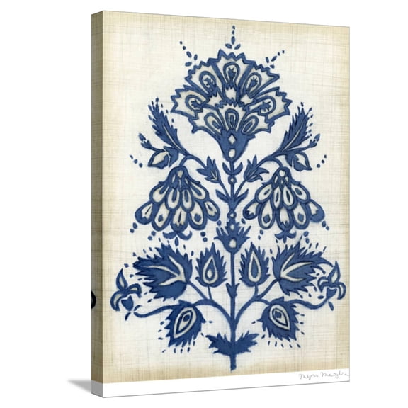 Art.com Eastern Indigo I Stretched Canvas Print Wall Art by Megan Meagher, 18" x 24"