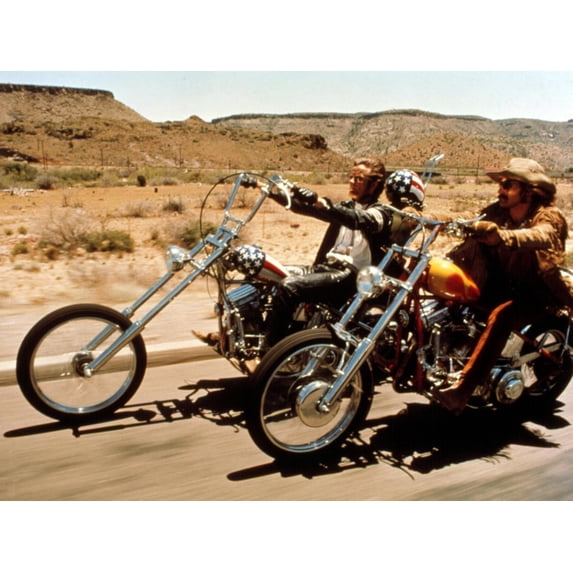 Art.com Easy Rider, Peter Fonda, Dennis Hopper, 1969 Photo, 16" x 12"