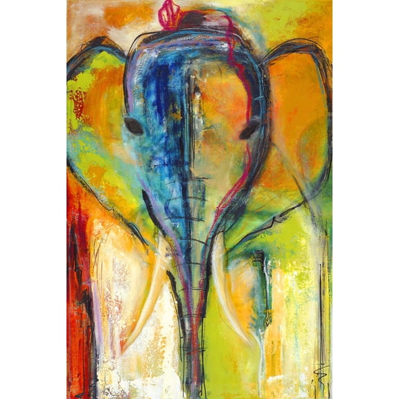 Art.com Elephant Art Print by Jami Vestergaard, 24" x 36"