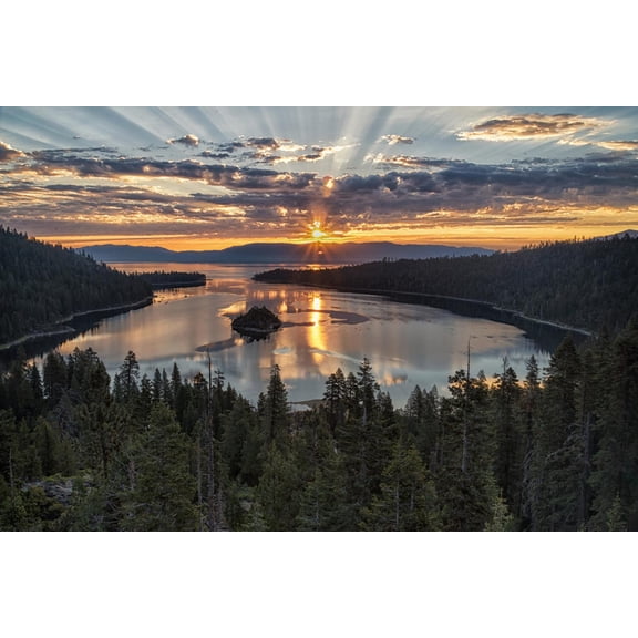 Art.com Emerald Bay Photo by Stan Hellmann, 18" x 12"