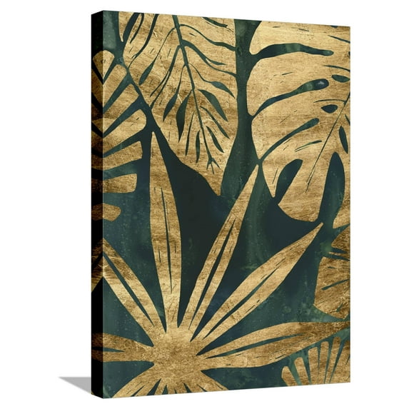 Art.com Emerald Jungle IV Stretched Canvas Print Wall Art by June Vess, 18" x 24"
