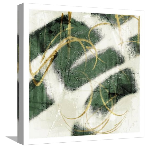Art.com Emerald Mustard Prophecy 2 Stretched Canvas Print Wall Art by Marcus Prime, 16" x 16"
