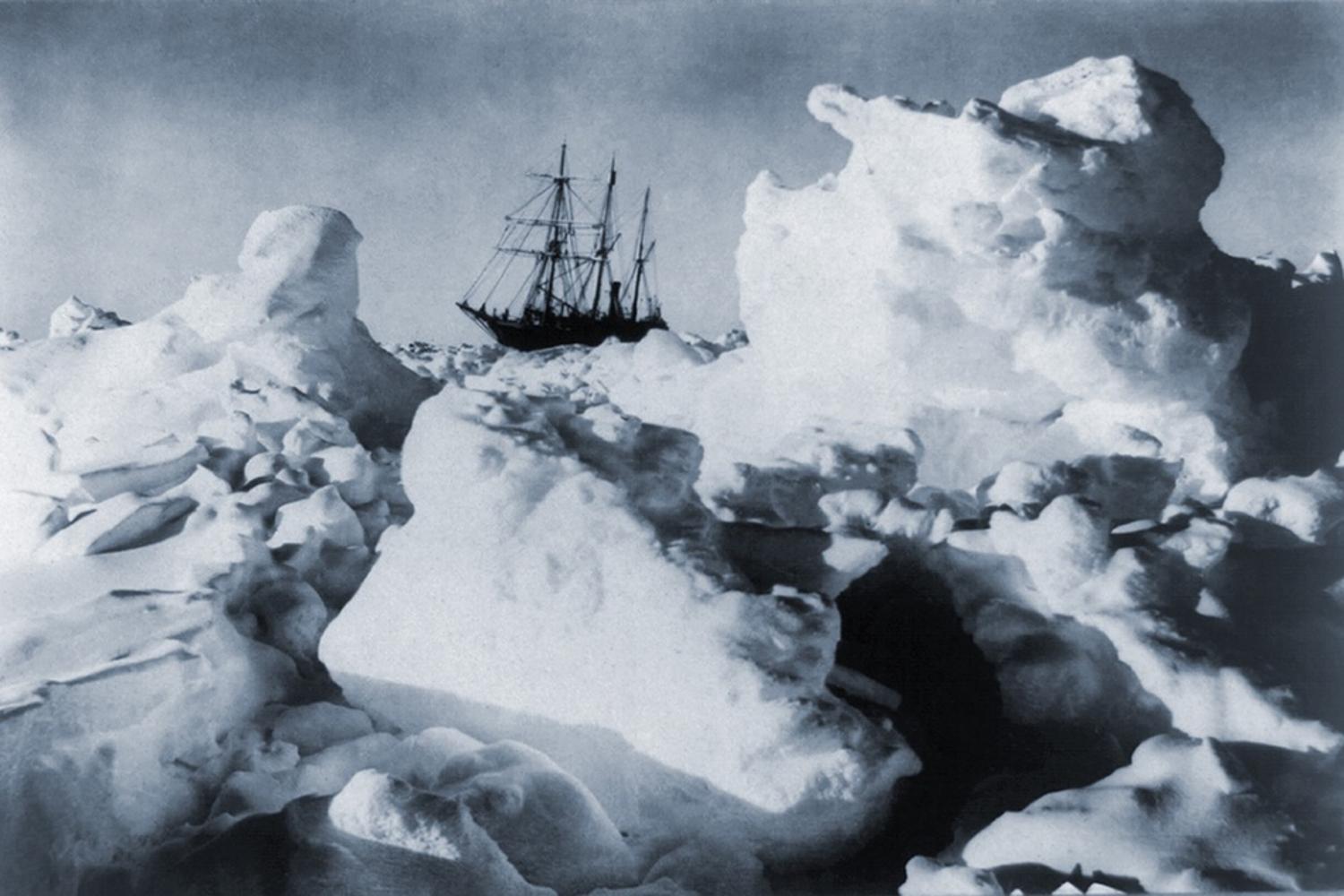 Ernest Shackleton's Ship, Endurance, in Weddell Sea Pack Ice in