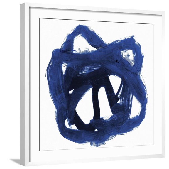 Art.com Eternal Indigo I Art Print by PI Studio, White Frame Wall Art, 29" x 29"