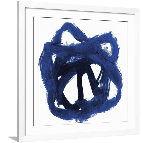 Art.com Eternal Indigo I Art Print by PI Studio, White Frame Wall Art, 38" x 38"