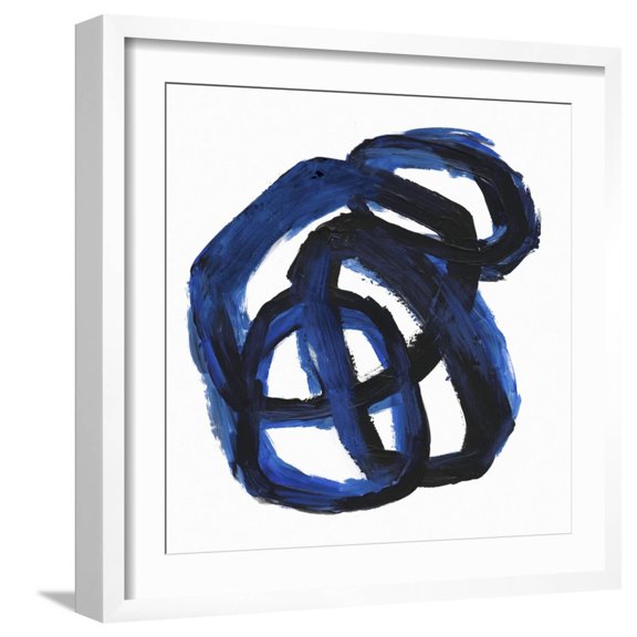 Art.com Eternal Indigo III Art Print by PI Studio, White Frame Wall Art, 21" x 21"