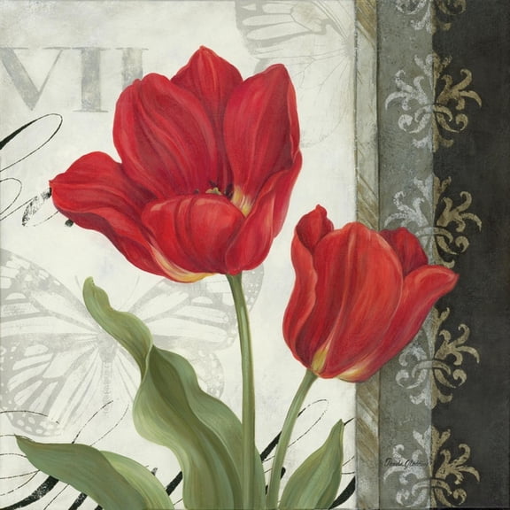 Art.com Etude en Rouge II Art Print by Pamela Gladding, 16" x 16"