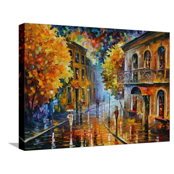 Art.com Etude in Red Stretched Canvas Print Wall Art by Leonid Afremov, 24" x 18"