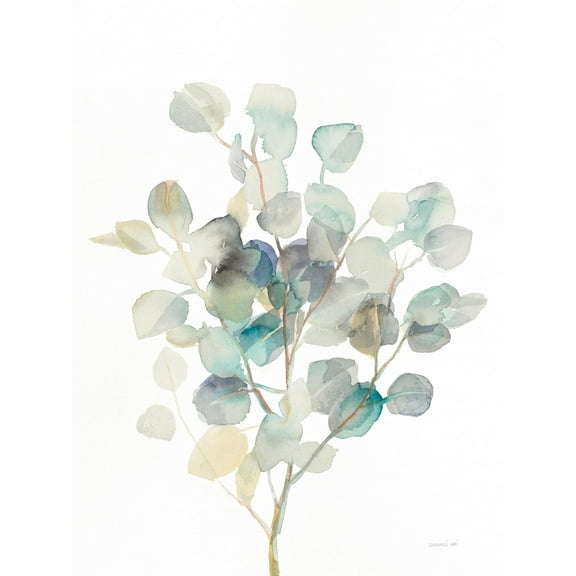 Art.com Eucalyptus III White Art Print by Danhui Nai, 12" x 16"