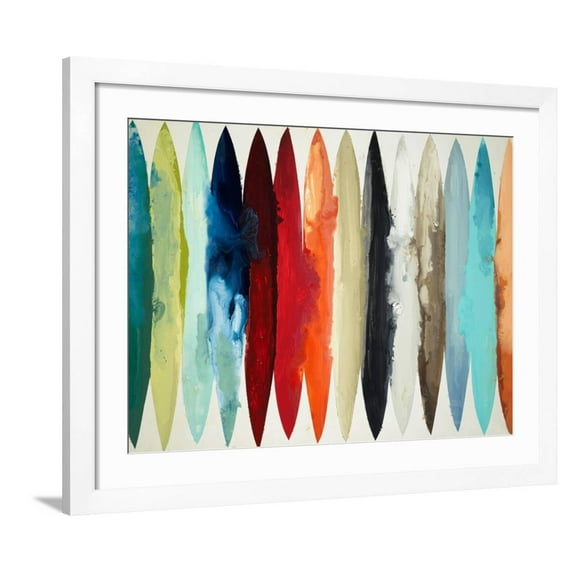 Art.com Even Flow Art Print by Randy Hibberd, White Frame Wall Art, 40" x 32"