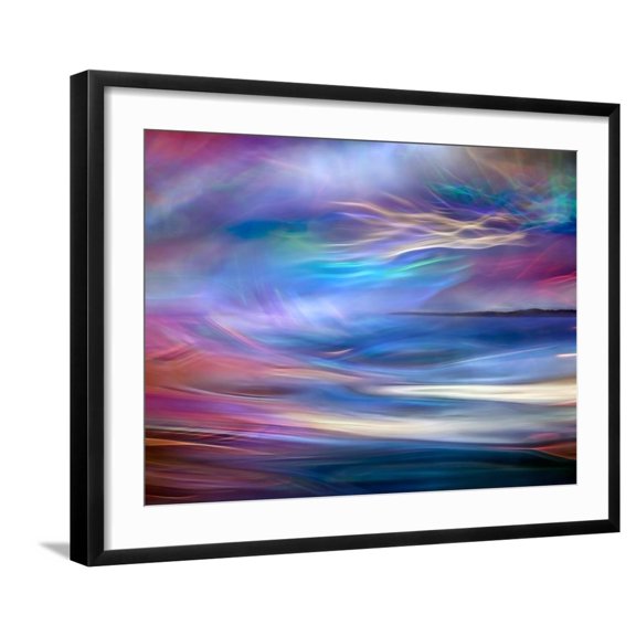 Art.com Evening Ferry Ride Photographic Print by Ursula Abresch, Black Frame Wall Art, 29" x 23"