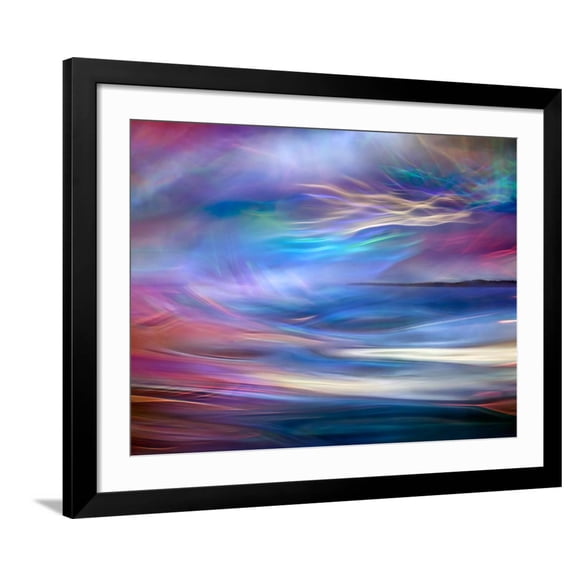 Art.com Evening Ferry Ride Photographic Print by Ursula Abresch, Black Frame Wall Art, 40" x 32"