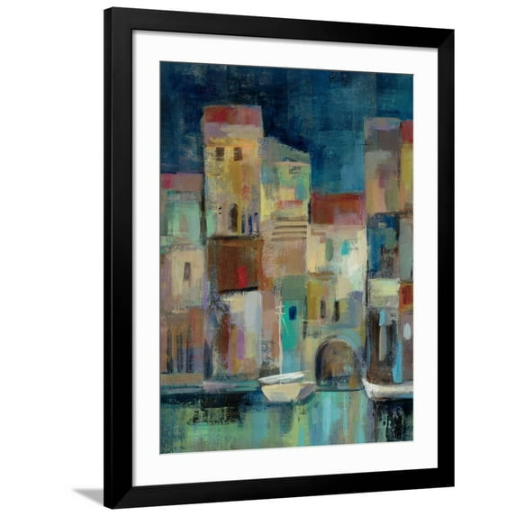 Art.com Evening I Port II Art Print by Silvia Vassileva, Black Frame Wall Art, 32" x 40"
