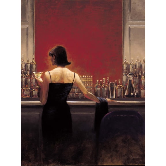 Art.com Evening Lounge Art Print by Brent Lynch, 12" x 16"