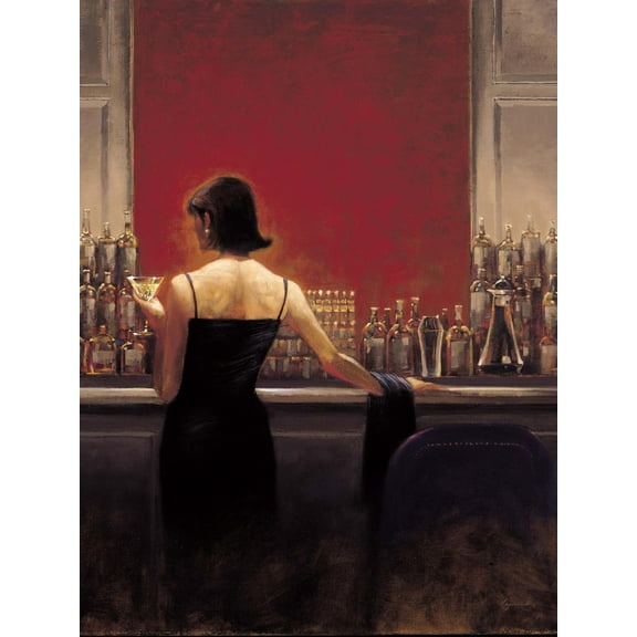 Art.com Evening Lounge Art Print by Brent Lynch, 18" x 24"