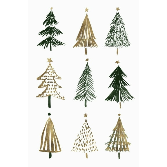 Art.com Evergreens II Art Print by Isabelle Z, 12" x 18"