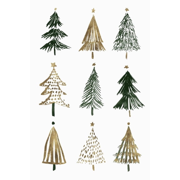 Art.com Evergreens II Art Print by Isabelle Z, 16" x 24"
