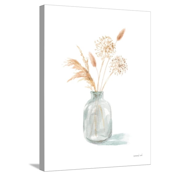 Art.com Everlasting Bouquet II Neutral Stretched Canvas Print Wall Art by Danhui Nai, 18" x 24"