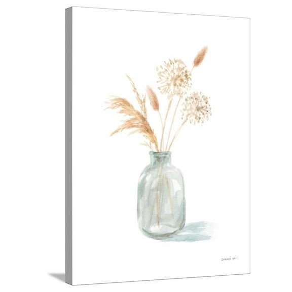 Art.com Everlasting Bouquet II Neutral Stretched Canvas Print Wall Art by Danhui Nai, 24" x 32"