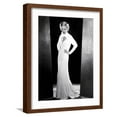 ExLady, Bette Davis, 1933 Photo, Brown Frame Wall Art, 17" x