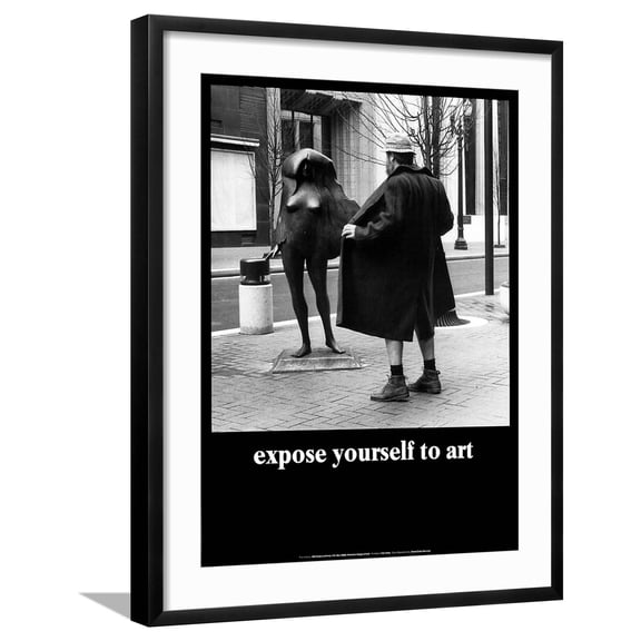 Art.com Expose Yourself to Art Art Print by M^ Ryerson, Black Frame Wall Art, 23" x 29"