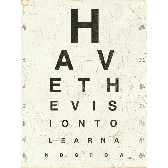 Art.com Eye Chart II Art Print by Jess Aiken, 12" x 16"