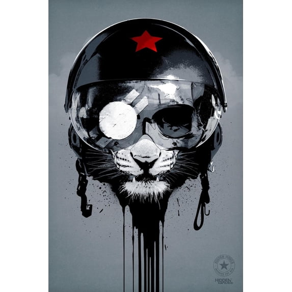 Art.com Eye of the Tiger Art Print by Hidden Moves, 12" x 18"