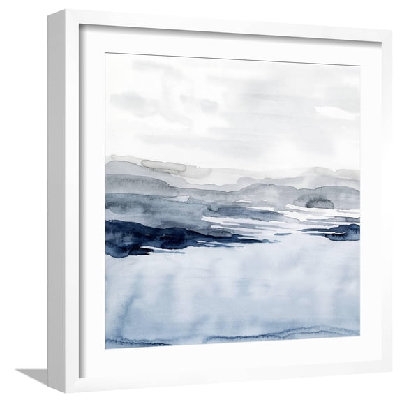 Art.com Faded Horizon I Art Print by Grace Popp, White Frame Wall Art, 21" x 21"