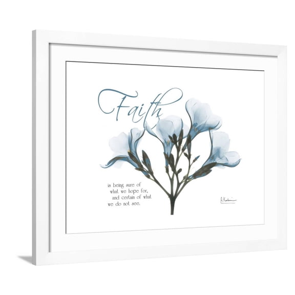 Art.com Faith Oleander Art Print by Albert Koetsier, White Frame Wall Art, 40" x 32"