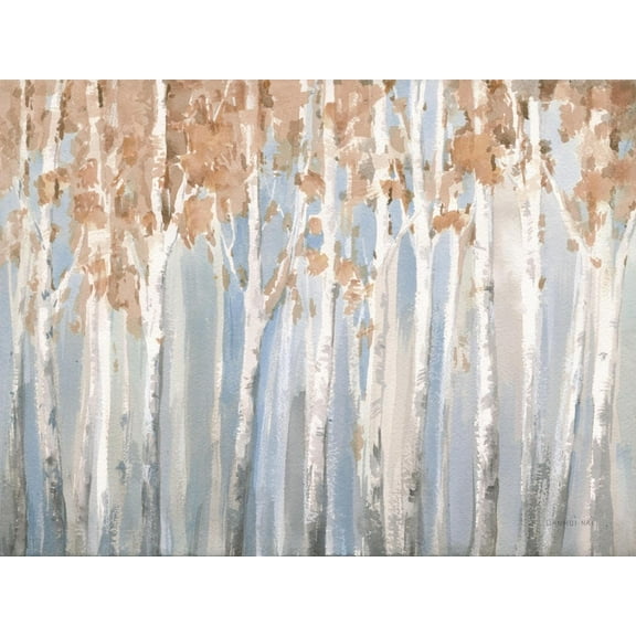 Art.com Fall Birches Art Print by Danhui Nai, 24" x 18"