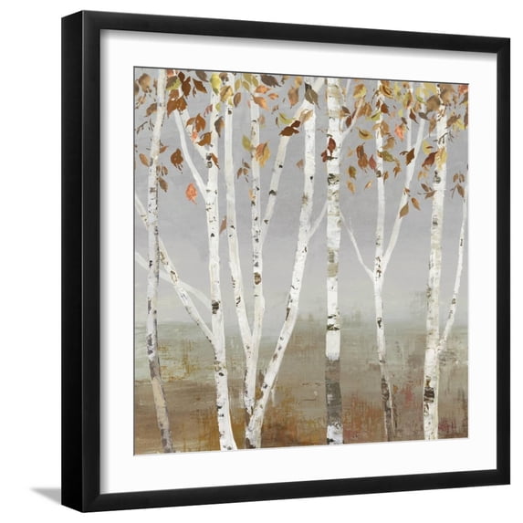Art.com Fall Diffraction Art Print by Allison Pearce, Black Frame Wall Art, 21" x 21"