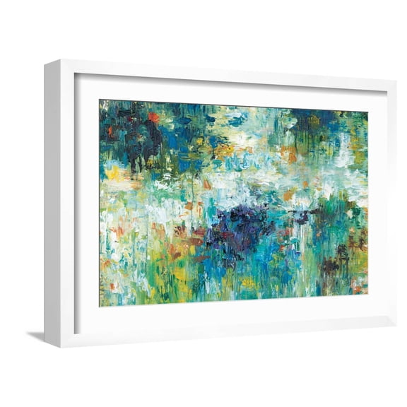 Art.com Falling Waters Art Print by Jack Roth, White Frame Wall Art, 23" x 17"
