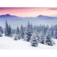 thumbnail image 1 of Art.com Fantastic Evening Winter Landscape Photographic Print by Leonid Tit, 24" x 18", 1 of 4