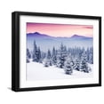 thumbnail image 1 of Art.com Fantastic Evening Winter Landscape Photographic Print by Leonid Tit, Black Frame Wall Art, 21" x 17", 1 of 5