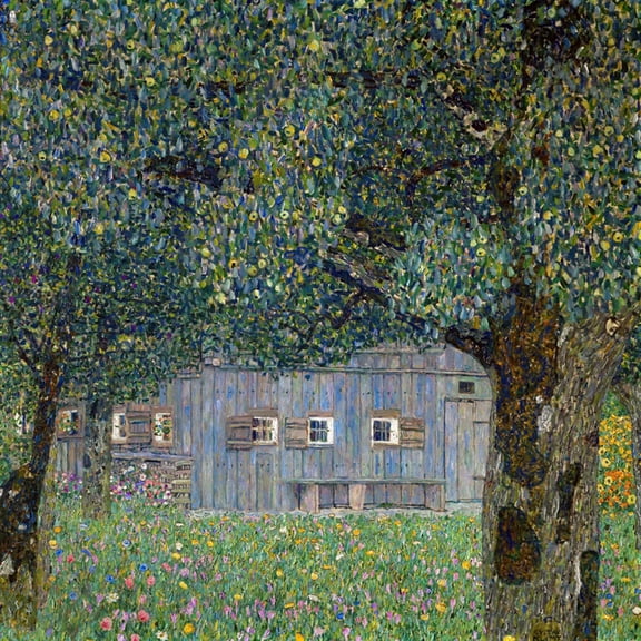 Art.com Farm House in Buchberg, 1911 Giclee Print by Gustav Klimt, 24" x 24"