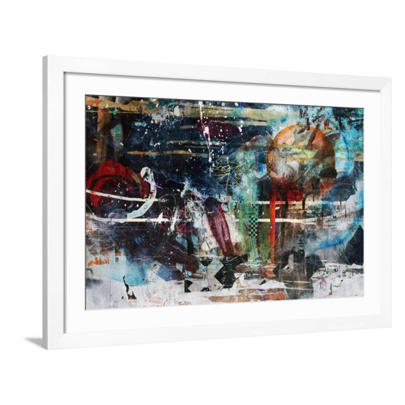 Art.com Feel Something Art Print by Alex Cherry, White Frame Wall Art, 44" x 32"