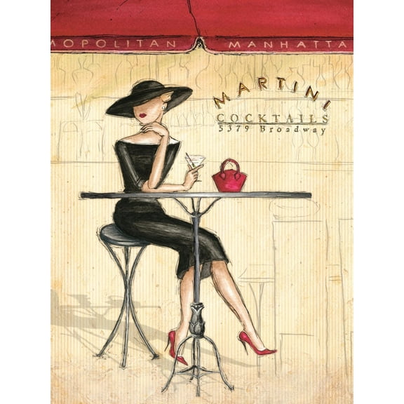 Art.com Femme Elegante III Art Print by Andrea Laliberte, 12" x 16"