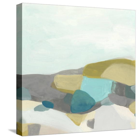 Art.com Fieldscape Vista I Stretched Canvas Print Wall Art by June Erica Vess, 16" x 16"