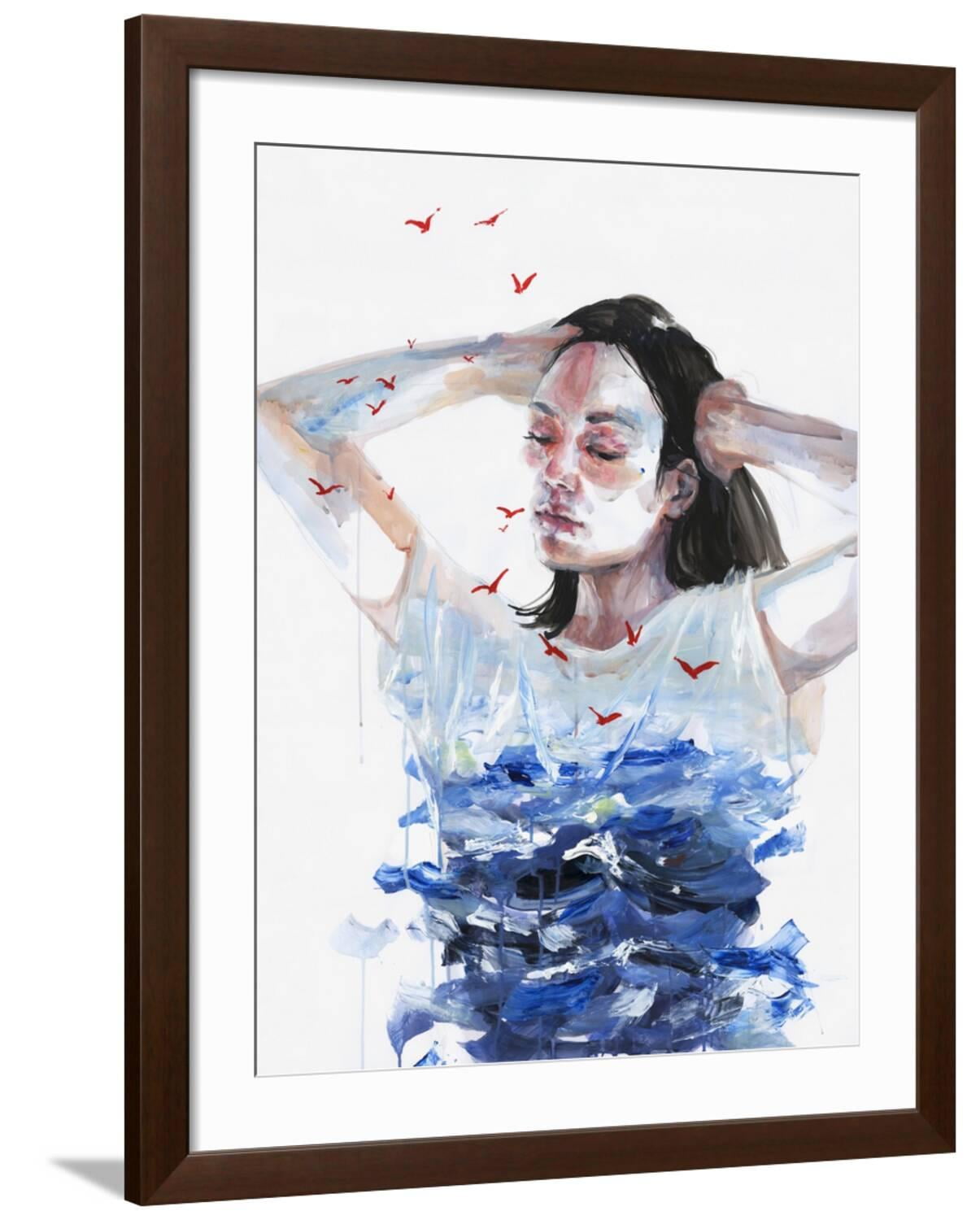Art.com Finally She Lost Everything Art Print by Agnes Cecile, 24