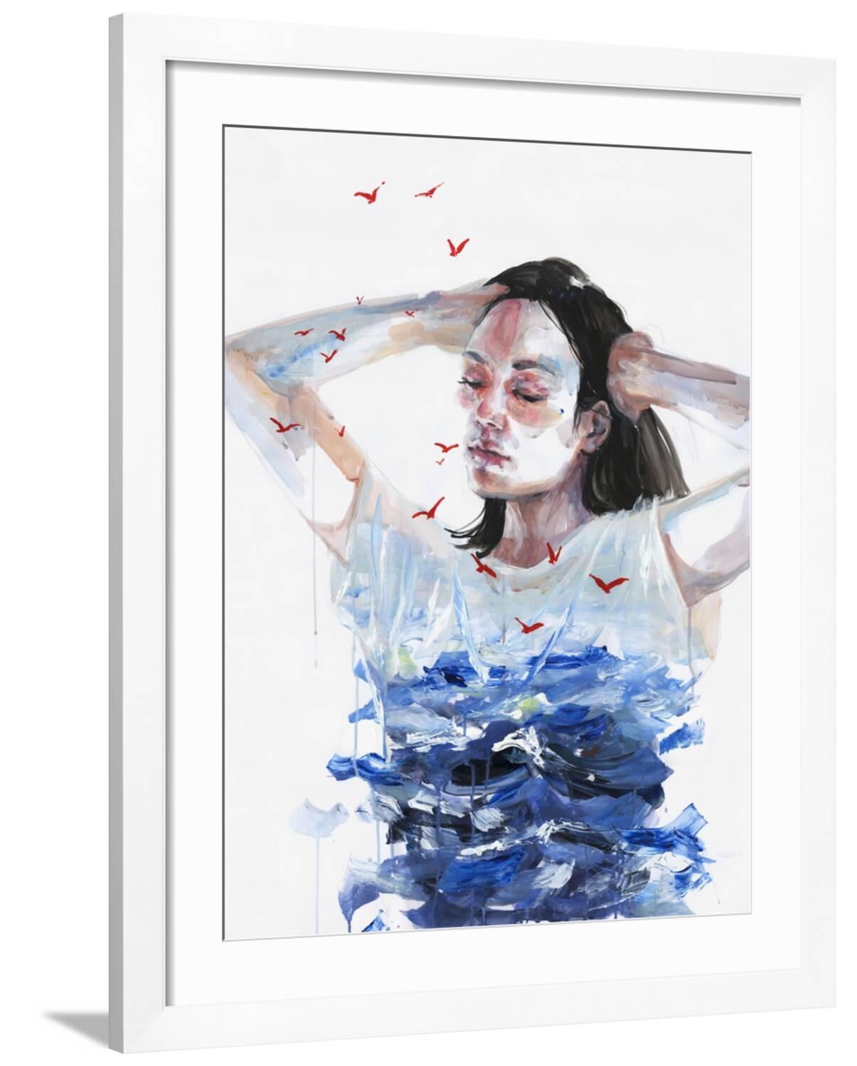 Art.com Finally She Lost Everything Art Print by Agnes Cecile, 24