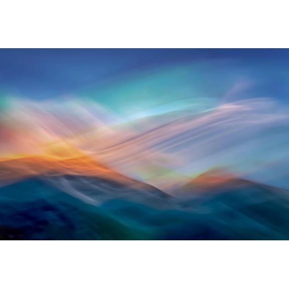 Art.com Fire Mountain Photographic Print by Ursula Abresch, 18" x 12"