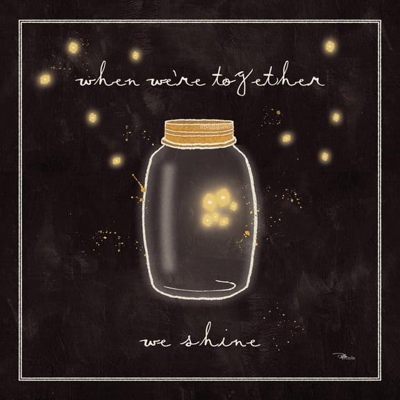 Art.com Firefly Glow II Premium Giclee Print by Jess Aiken, 16" x 16"