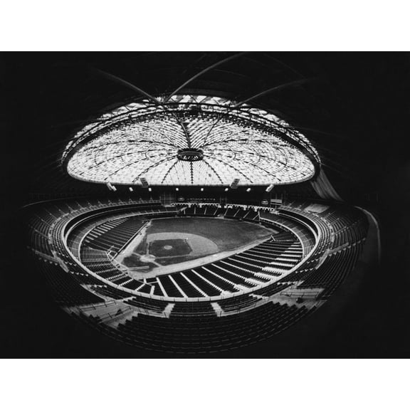Art.com Fish Eye View of the Astrodome, Houston, Texas, 1965 Photo, 16" x 12"