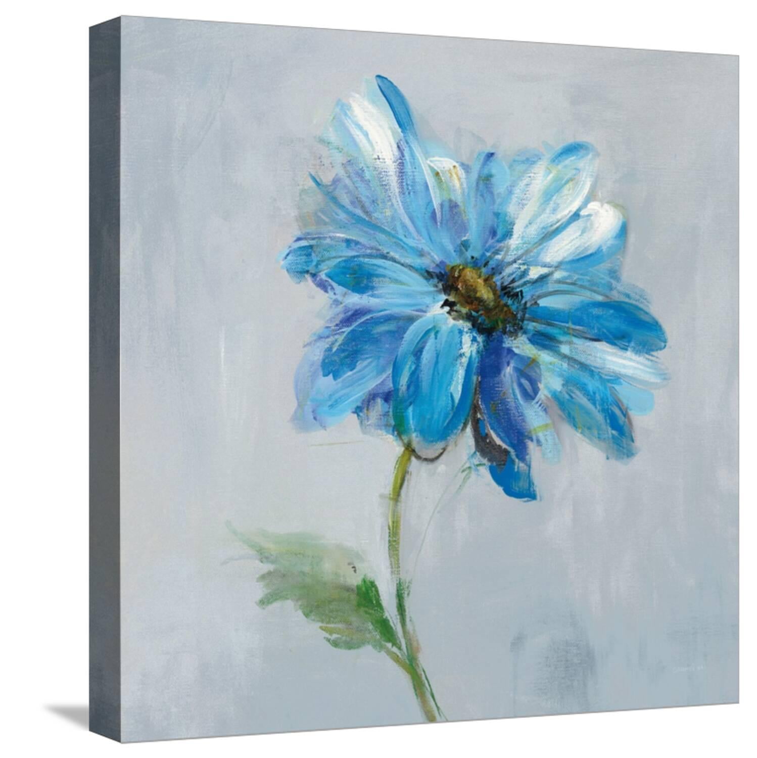 Floral Bloom I v2 Stretched Canvas Print Wall Art by Danhui Nai