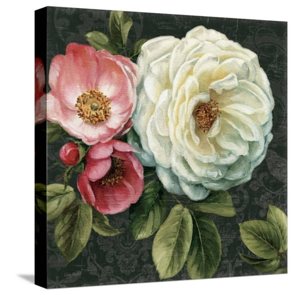 Art.com Floral Damask II Stretched Canvas Print Wall Art by Lisa Audit, 16" x 16"