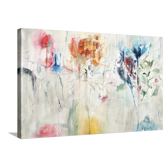 Art.com Floral Melt Stretched Canvas Print Wall Art by Jodi Maas, 36" x 24"