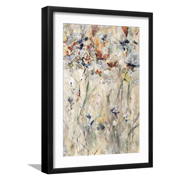 Art.com Floral Sway Giclee Print by Jodi Maas, Black Frame Wall Art, 17" x 23"