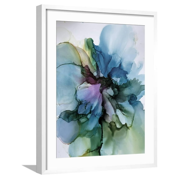 Art.com Floral Vibrant 1 Art Print by Emma Catherine Debs, White Frame Wall Art, 23" x 29"