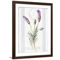 thumbnail image 1 of Art.com Floursack Lavender II Art Print by Danhui Nai, Brown Frame Wall Art, 32" x 40", 1 of 4